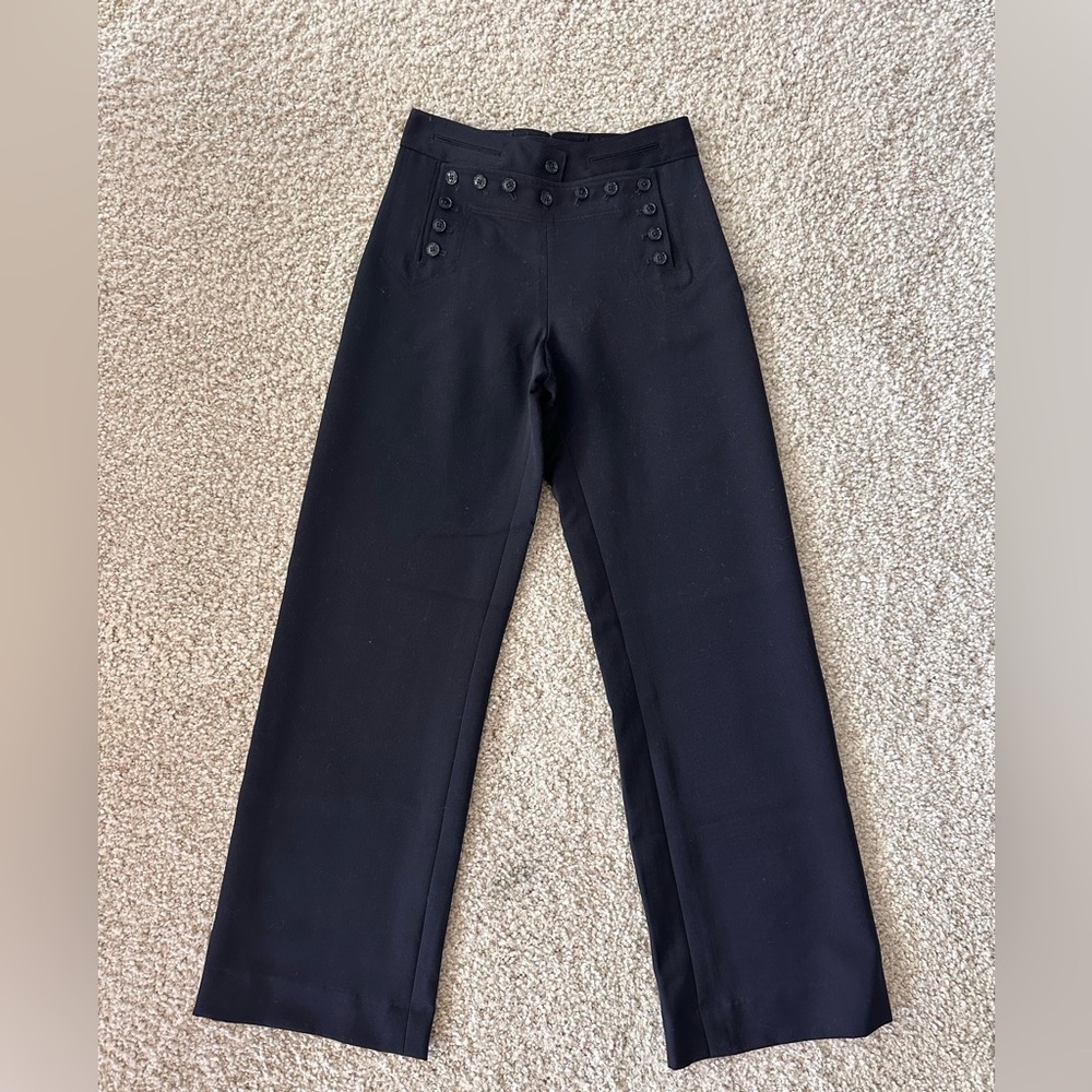 Ralph Lauren Black Trousers - purple label, size 2